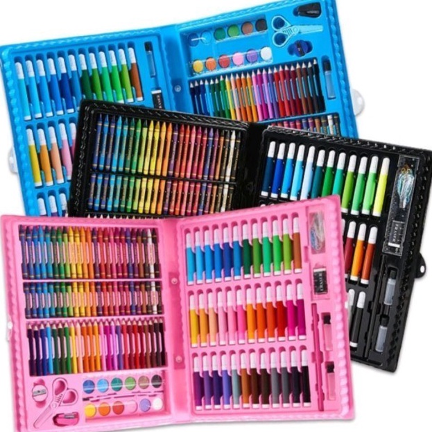 

KP8 crayon set 15pcs anak cat air mewarnai anak set gambar anak mengganbar anak pensil warna set