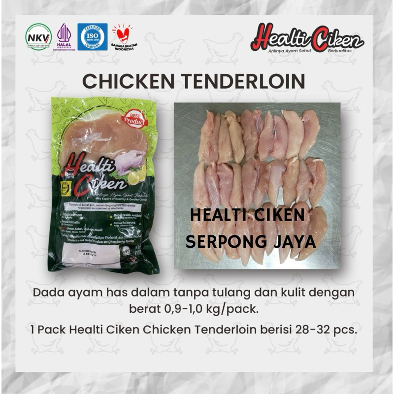 

HEALTI CIKEN AYAM PROBIOTIK TENDERLOIN