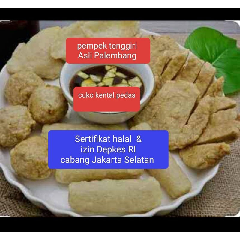 

60 Pcs Pempek tenggiri Asli Palembang cuko kental