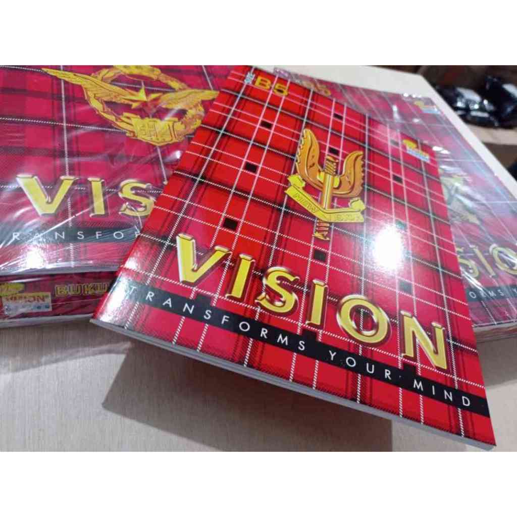 

SATU PACK (6PCS) BUKU TULIS VISION BOXY 42