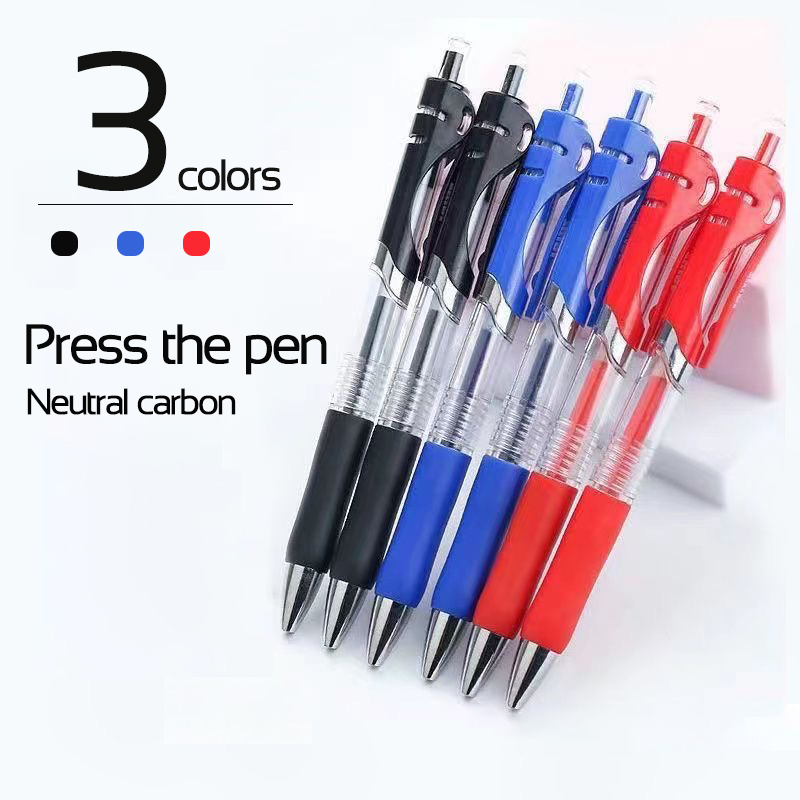 

Pulpen Gel Cetekan Ink 0.5mm/ Pulpen Tanda Tangan, Pulpen Netral, Pulpen Tekan, Tinta Merah/Biru/Hitam