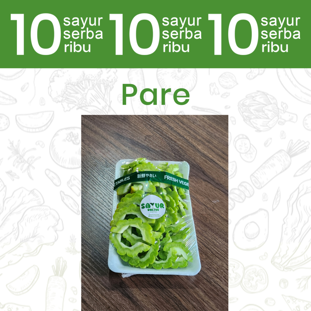 

Pare / pare pack / sayur pare (berat 500 gram)