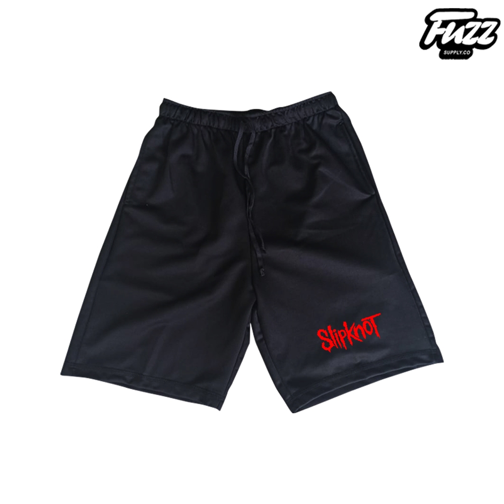 Celana Pendek Band Metal Slipknot Kolor Boxer Distro Musik Shortpants Pria Dan Wanita