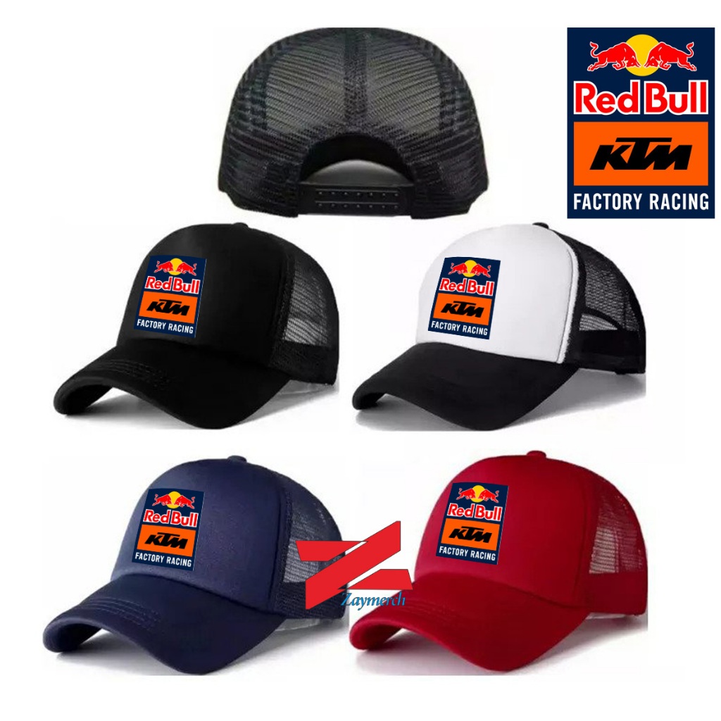 topi trucker ktm factory racing topi jaring  ktm racing