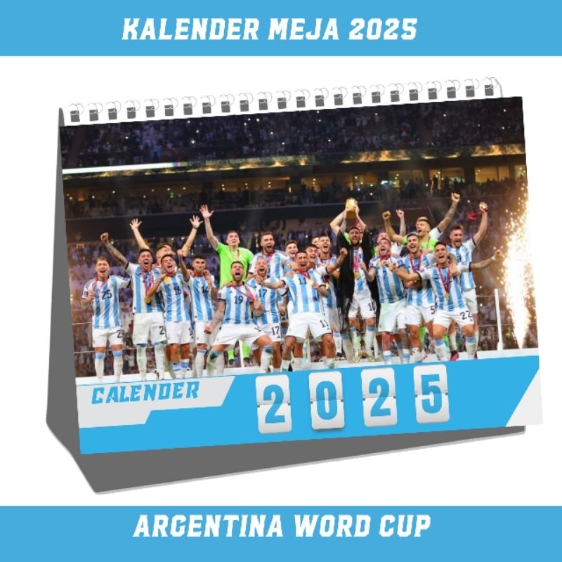 

Kalender Meja 2025 Timnas Argentina Word Cup