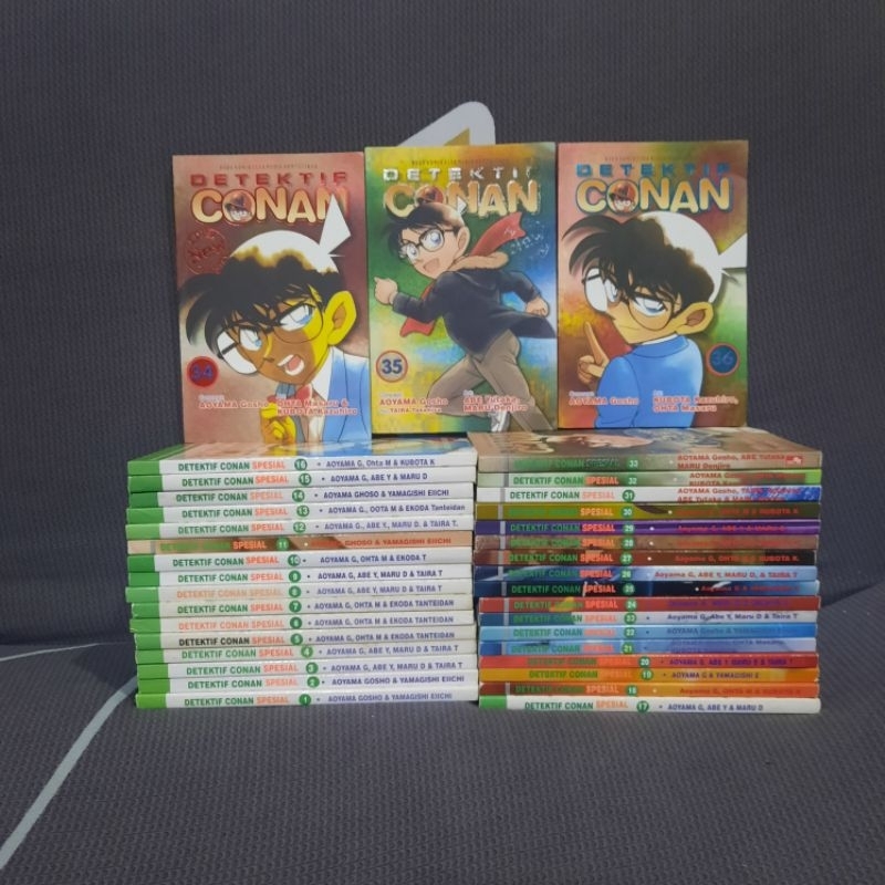 Paket Buku Komik Detektif Conan Spesial Vol 1-36 Set Lengkap Cek Variasi Deskripsi