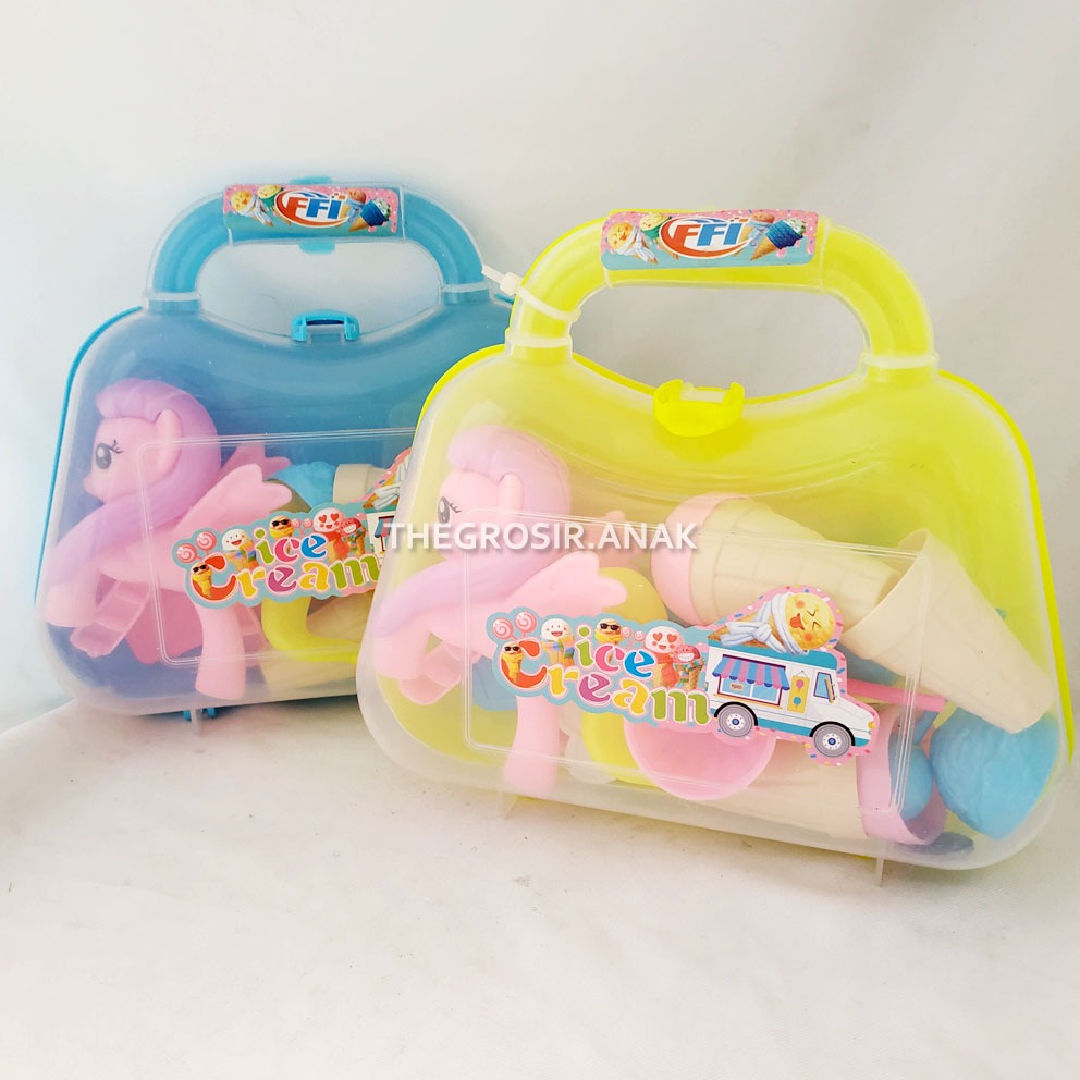 TGA Ice Cream Little Pony FH211 Koper Mainan Masak-masakan Permen Es Krim