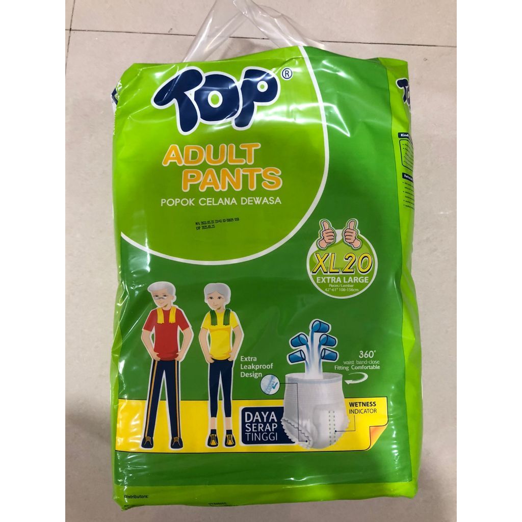 TOP Adult Pants M20 / L20 / XL20 Popok Celana Dewasa Orang Tua