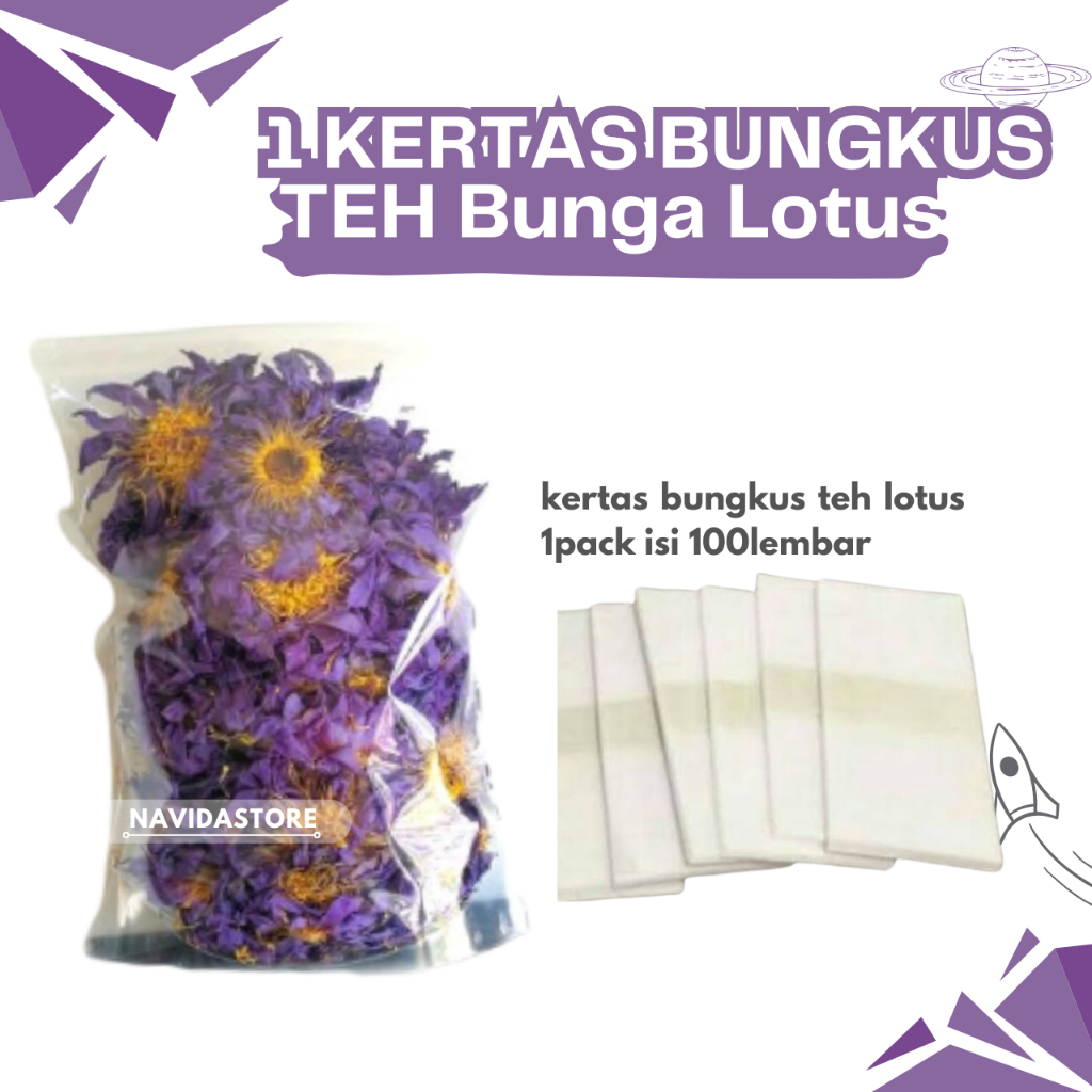 

kertas bungkus untuk lotus kering / bunga lotus biru / bunga lotus kering
