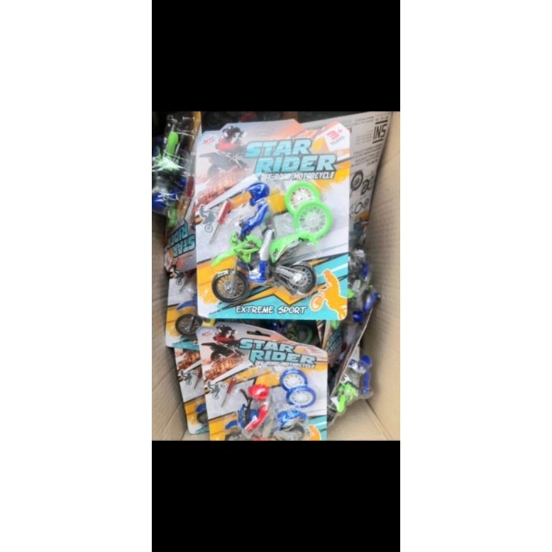 MAINAN MOTOR TRAIL/ MOTOR CROSS PLUS ORANG MC552