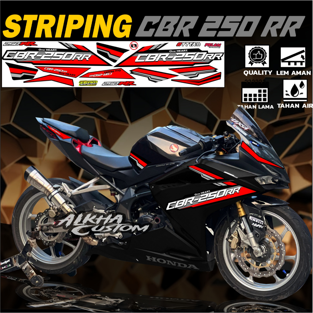 STRIPING CBR250RR OLD STIKER CBR 250 RR KONSEP ZX 250 KEREN