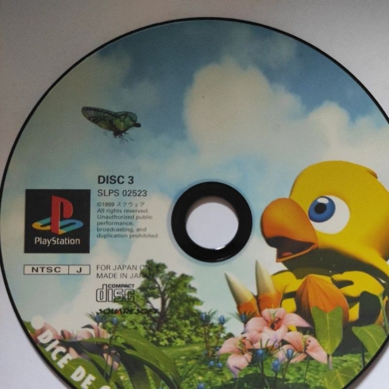 Kaset Cd Ps2 / PS1  Original Chocobo disc3