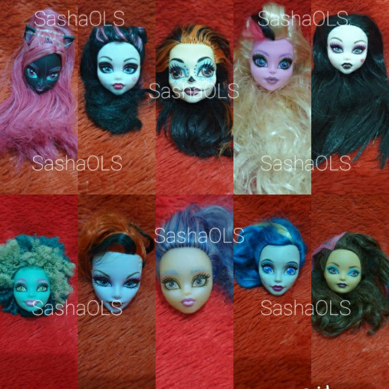 Kepala Monster High EAH G1 Ori Mattel