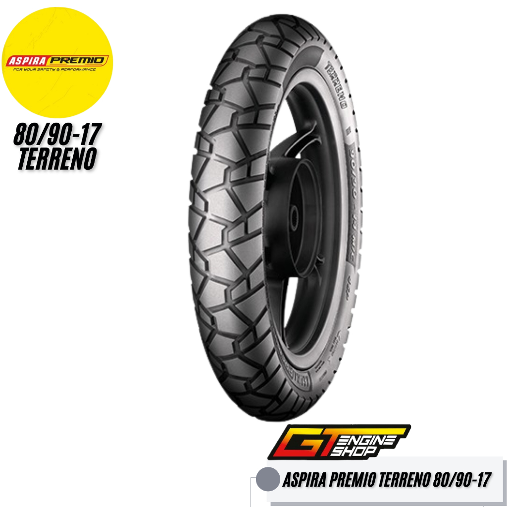 BAN ASPIRA PREMIO TERRENO 80/90-17 REAR BAN ASPIRA TERRENO 80/90-17 REAR PRODUKSI 2024