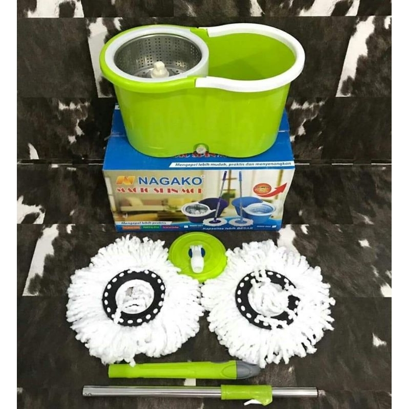 ALAT PEL SPIN MOP NAGAKO ROTARY MOP NAGAKO ALAT PEL PRAKTIS