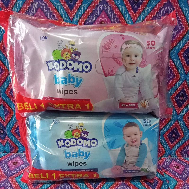 Kodomo Baby Wipes 50s