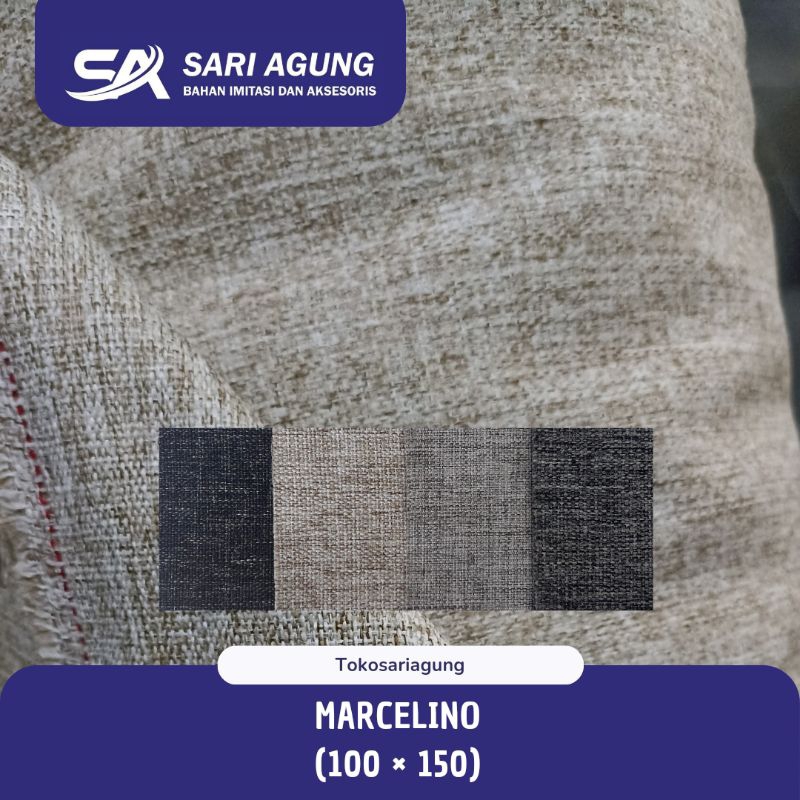 MARCELINO (METER) CANVAS LINEN JOK SOFA BANTAL SOFA