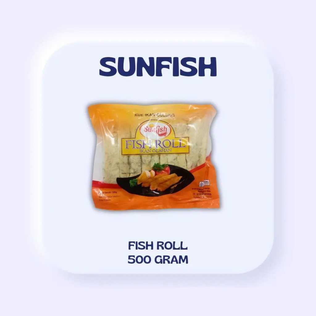 

ADDRIELLA Sunfish Fish Roll 500gr | Sunfish/Frozenfood/Frozenfood Murah