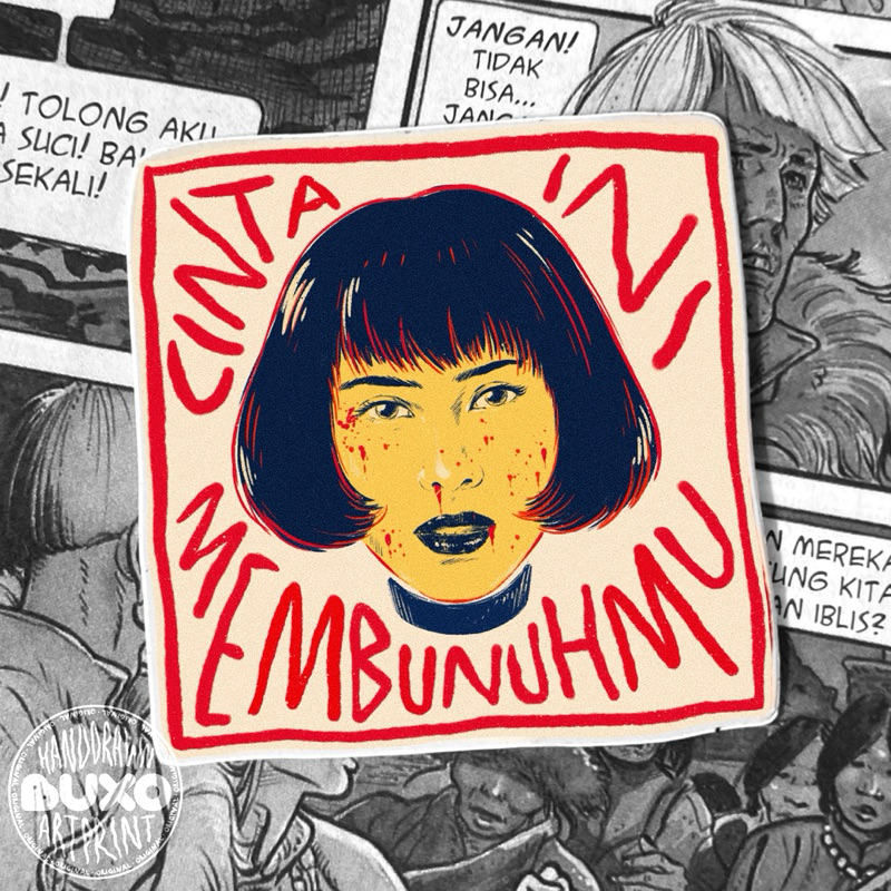 

buxo - CINTA DIANSAS vinyl sticker / sticker film movie series lucu