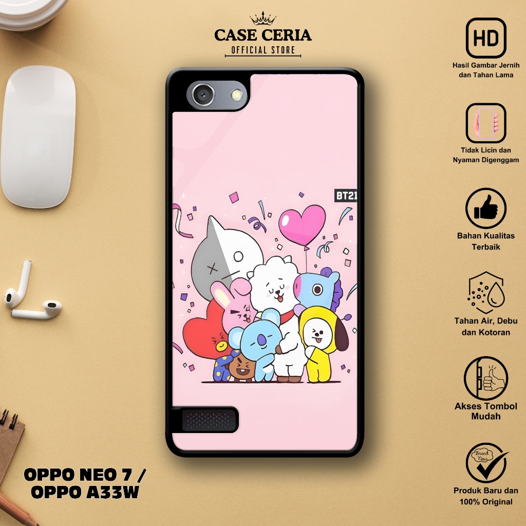 Case Oppo Neo 7 / Oppo A33W - Casing Oppo Neo 7 / Oppo A33W Kartun Cute - Silikon Case – Kesing HP