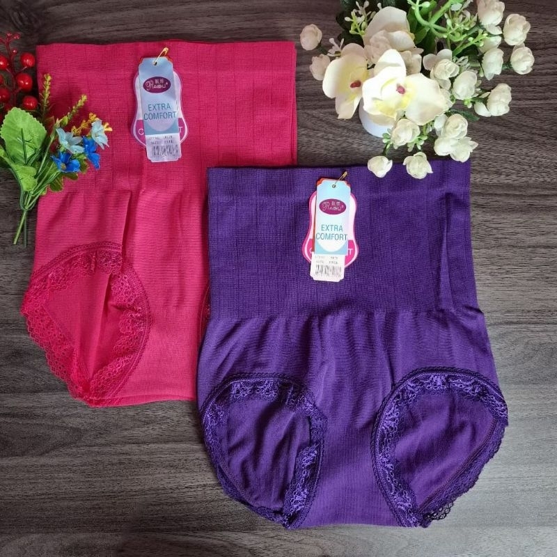 Celana Dalam Korset isi 3 pcs | CD Perut Wanita Dewasa | Dalaman High Waist | CD Korset Piaoli