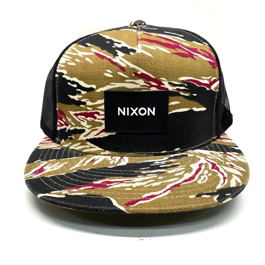 NIXON HAT-TEAM TRUCKER HAT CAMO-C2167819