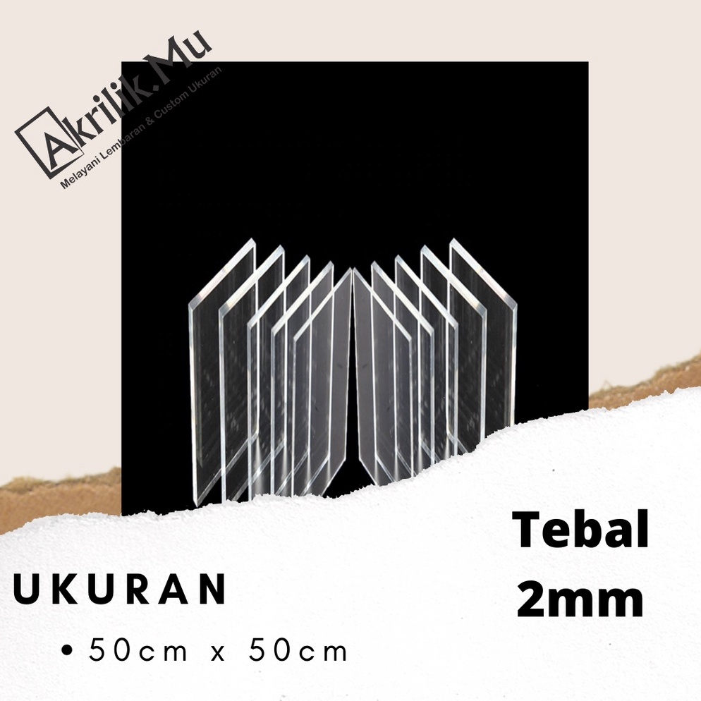 

Lembaran Akrilik Marga Cipta 5x5 2mm