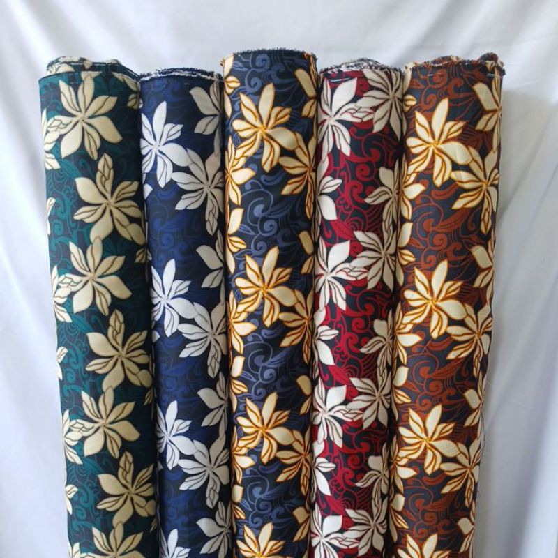 Kain Batik sanwos 002 motif daun