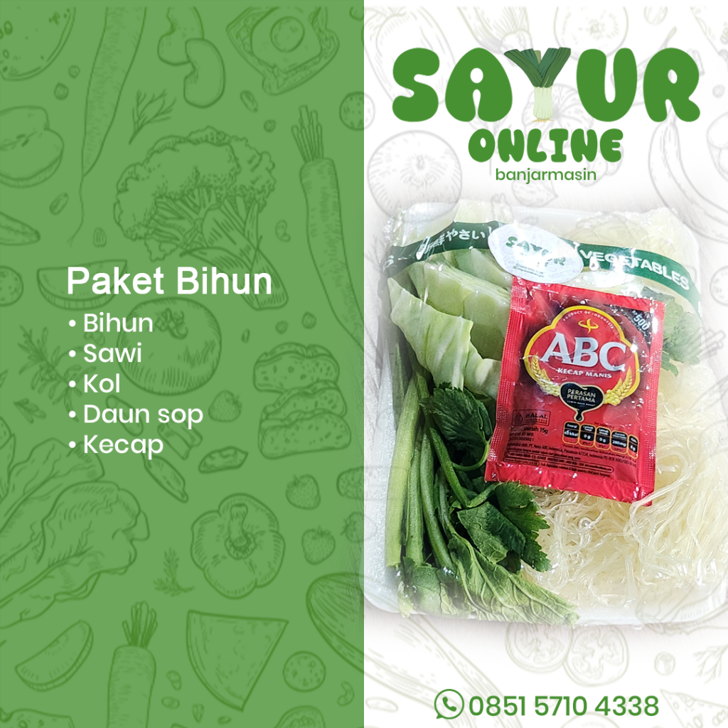 

Paket Bihun / Bihun Pack / sayur serba 10 ribuan
