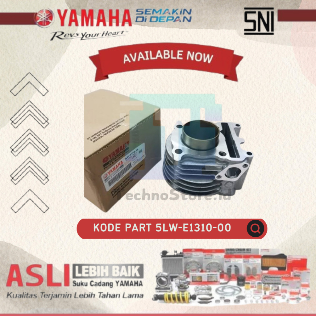 Cylinder Blok Seher Nouvo Mio Soul ORIGINAL YAMAHA 5LW-E1310-00
