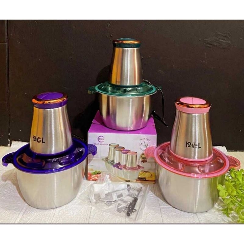 CHPPER Listrik Stainless 304/BLENDER giling daging sayur buah