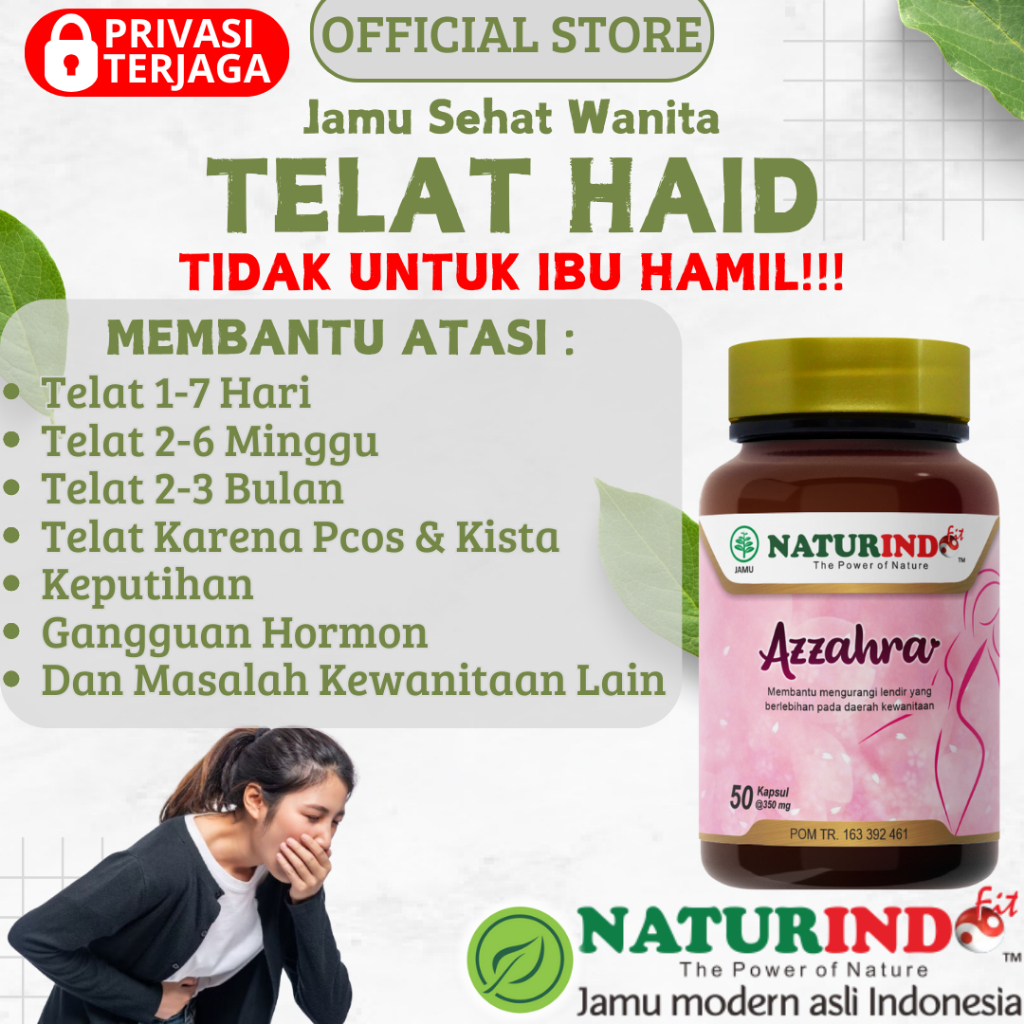 Obat Herbal Telat Haid Datang Bulan Telat Menstruasi Gangguan Hormon Kewanitaan Pelancar Haid