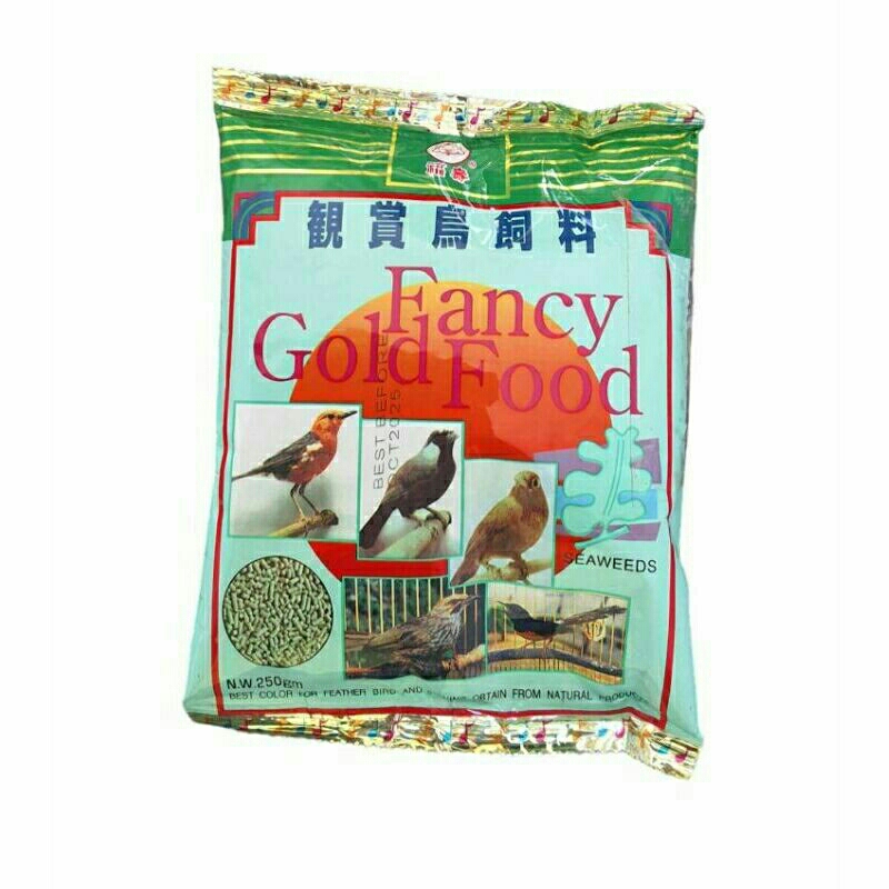 FANCY GOLD FOOD SEAWEED 250gr ORIGINAL VOER KACER / VOER MURAI / VOER CENDET / VOER JALAK / VOER ANI