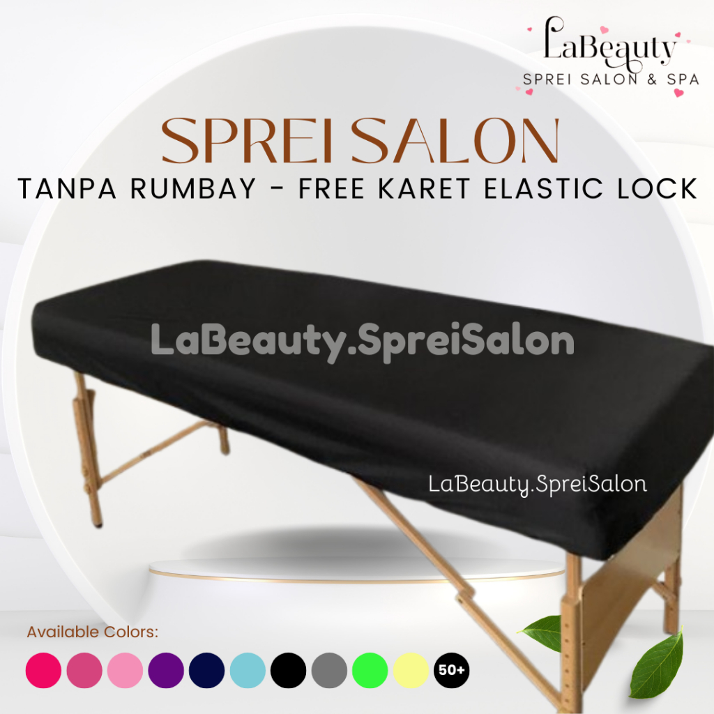 LABEAUTY ❤ Sprei Salon Tanpa Rumbai Seprei Klinik Kecantikan Non Rumbai Sprey Klinik Ready Stock