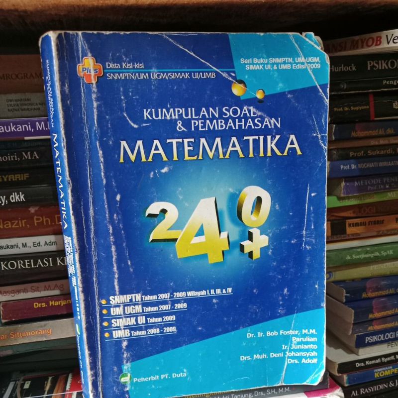 Kumpulan Soal - Soal Matematika 2007 -2009