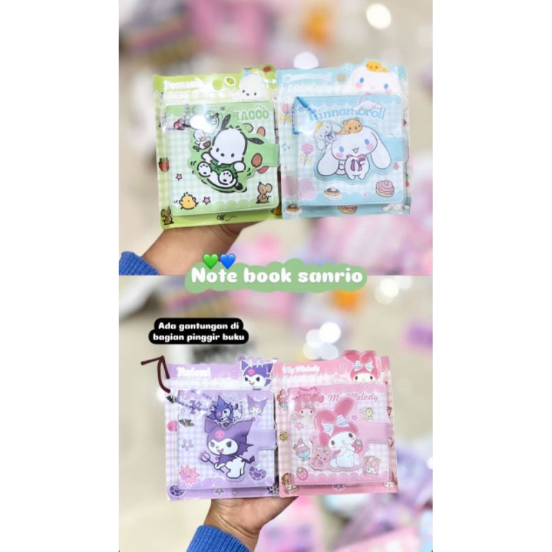 

NOTE BOOK + Gantungan sanrio