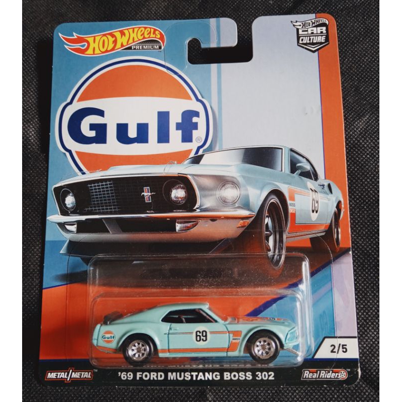 HOT WHEELS '69 FORD MUSTANG BOSS 302 GULF