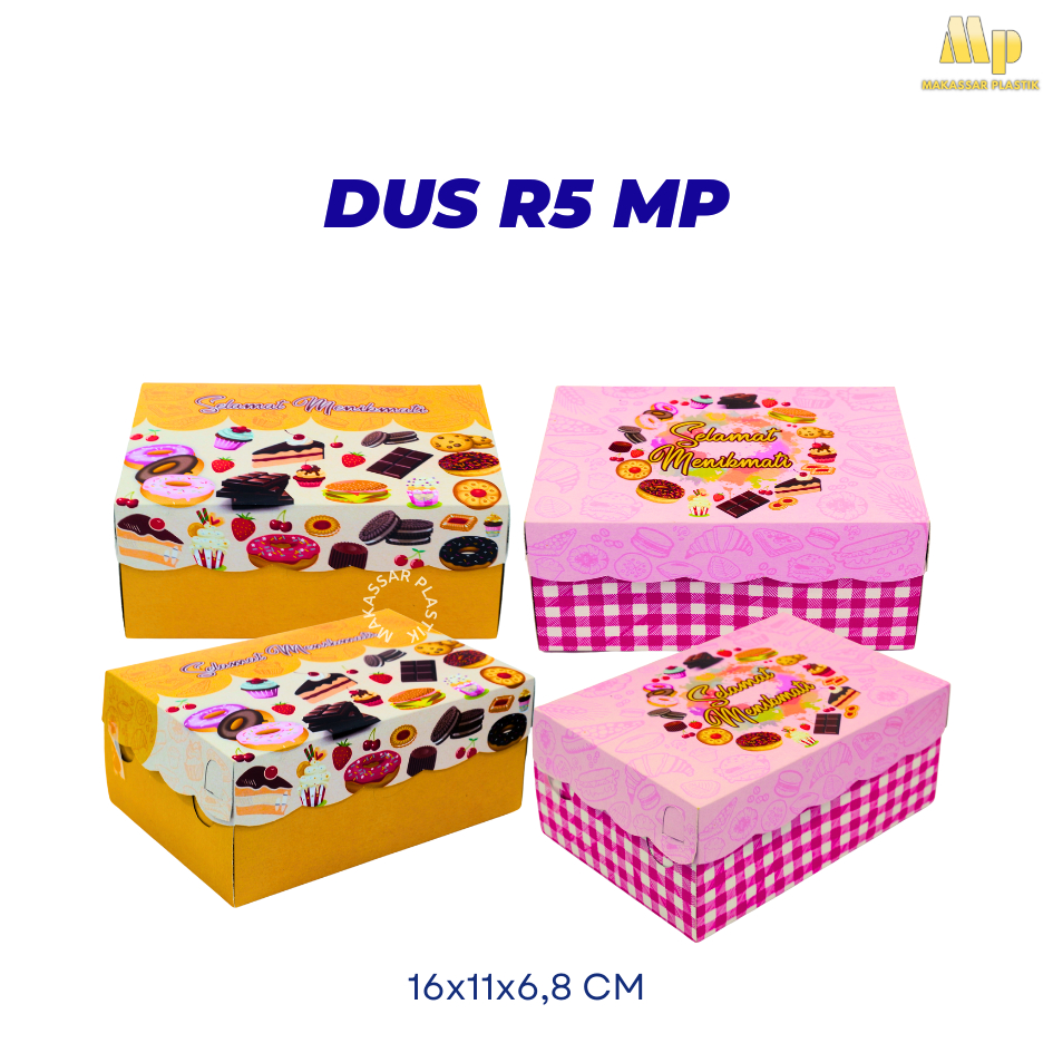 DUS R5 MP 11x16 CM / DUS KUE / BOX KUE @100 PCS