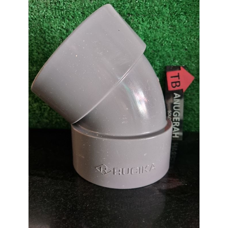 KENI RUCIKA D4" x 45° • KNIE RUCIKA • KNEE RUCIKA 4"