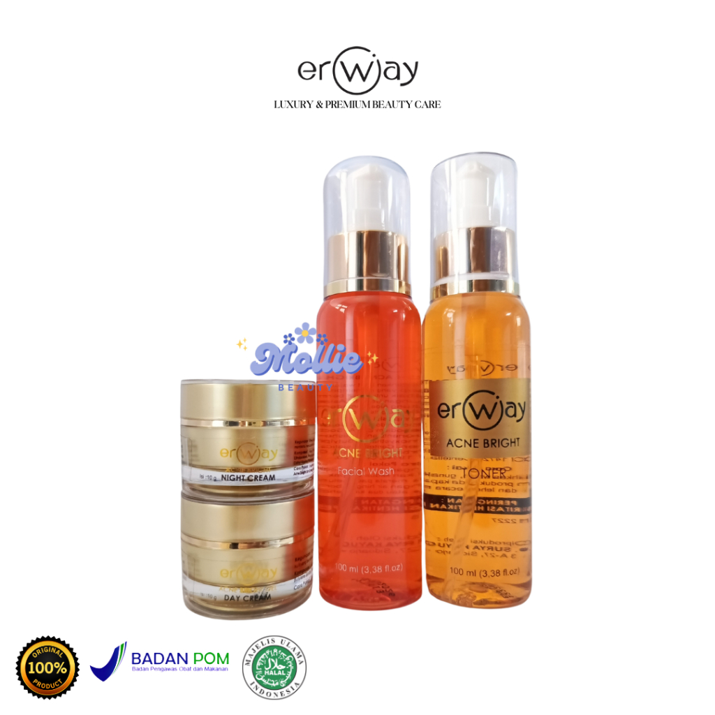 Molliebeauty | Paket Erway Acne Bright BPOM
