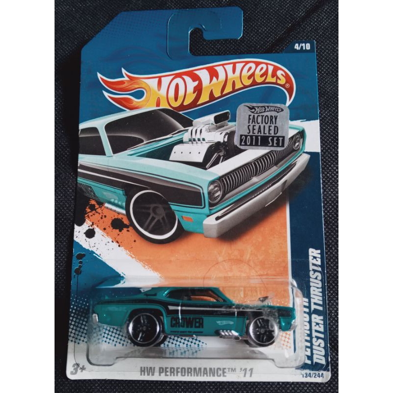 HOT WHEELS PLYMOUTH DUSTER THRUSTER FACTORY SEALED