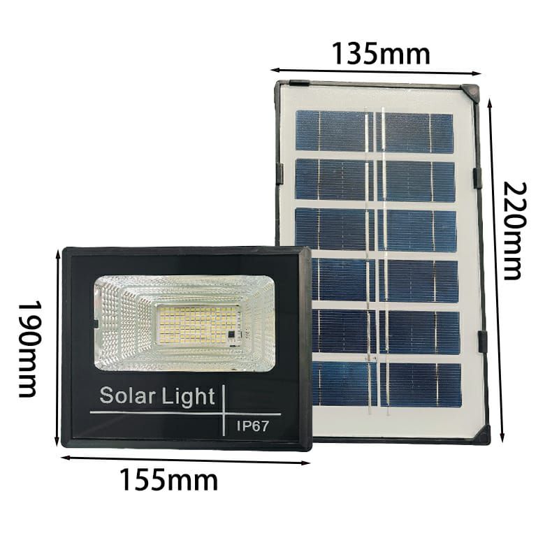 Lampu Sorot Led 100Wat Lampu Led Tenaga Matahari / Lampu Panel Surya