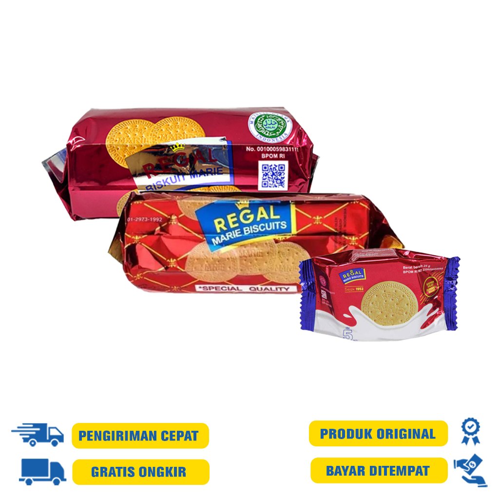 

Regal Marie Biscuit - 120 | 230 G.R - Biasa | Special