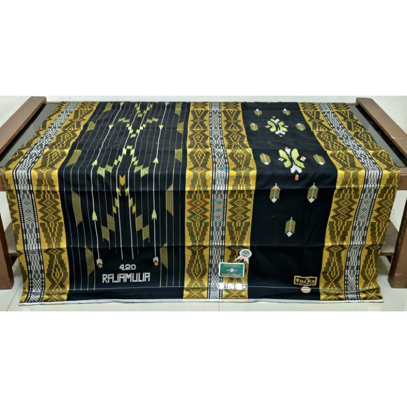 sarung tenun Raja mulia 420 exlusive full sutra 100% asli