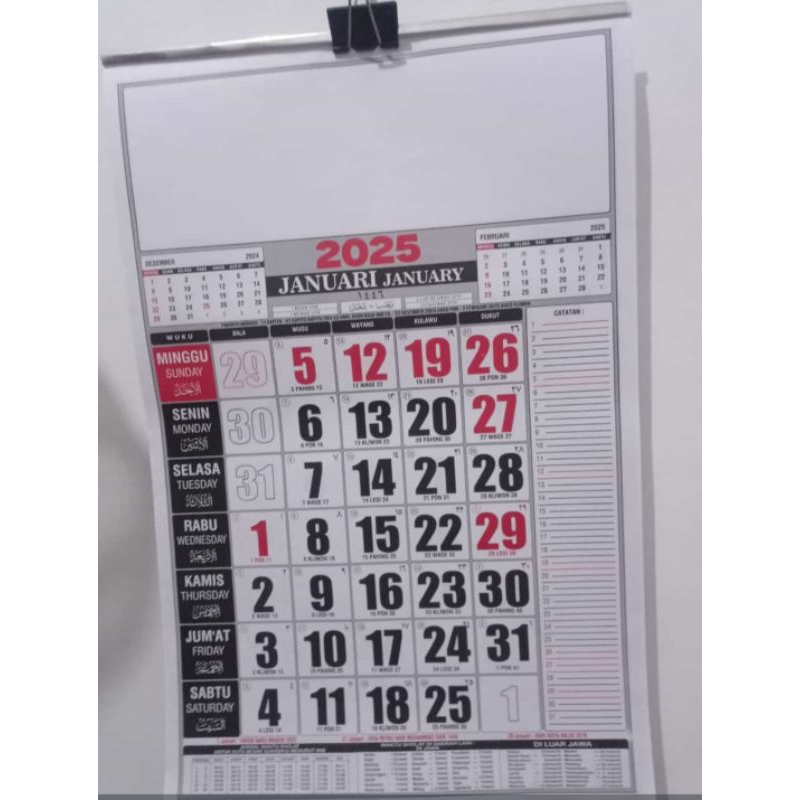 

Kalender Dinding 2025 Harga Grosir