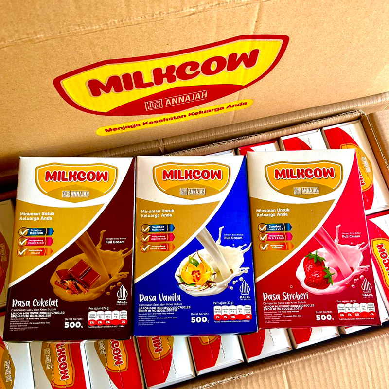 

GROSIR 3 BOX MILKCOW 500 GRAM SUSU PENGGEMUK BADAN & PENINGGI BADAN BPOM HALAL