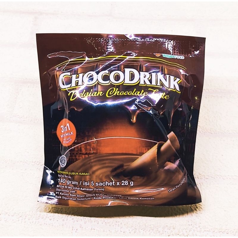 

Chocodrink belgian chocolate powder 140gr / 5sachet