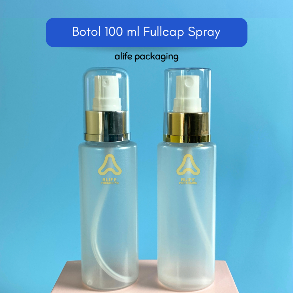 Botol Spray 100 ml Fullcap | Botol Fullcap Spray 100 ml - Frosted