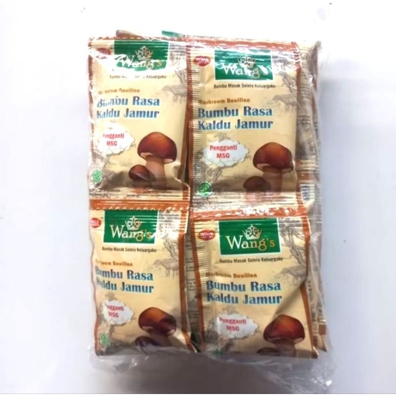 

Kaldu Jamur Wangs 1 renceng 12 sachet