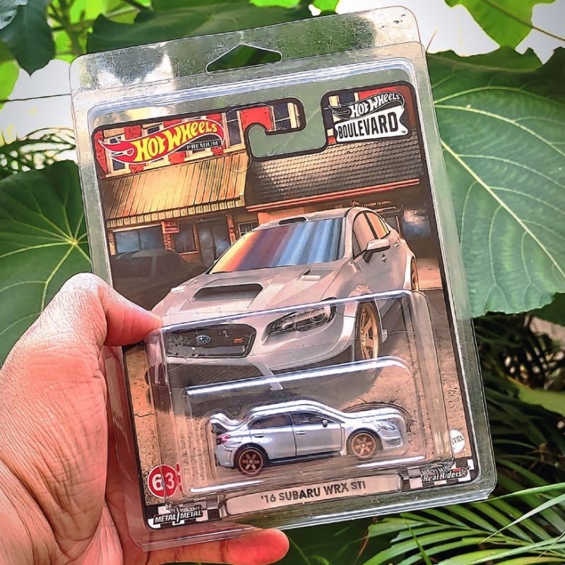 Hot Wheels '16 Subaru WRX STi (Silver) Boulevard (With Protektor)